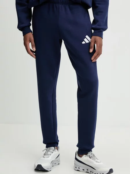 Adidas Performance pantaloni de trening alb