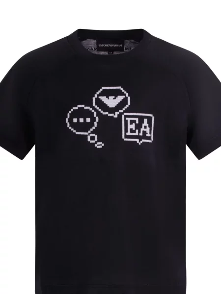 Koszulka dziecięca Emporio Armani czarna