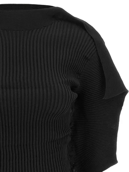 Bluză Issey Miyake drapată negru