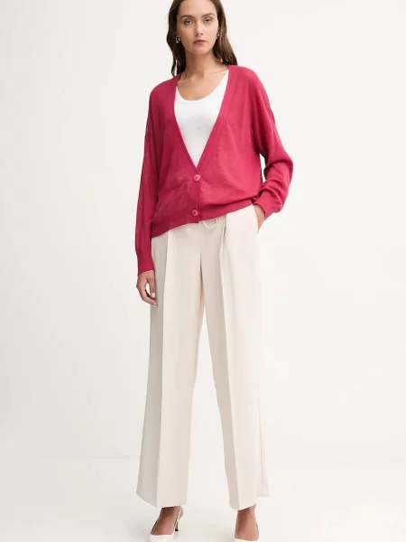 Легкий кардиган United Colors Of Benetton розовый