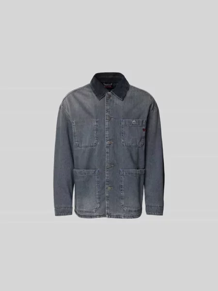 Kurtka koszulowa w stylu denimu krój regular fit Diesel