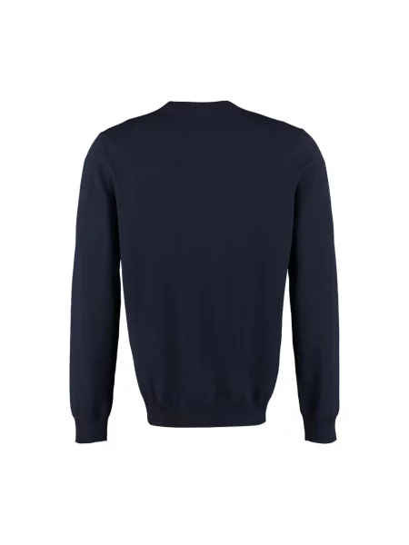Sweter The (alphabet) niebieski