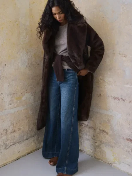 Палто Answear.LAB кафяво