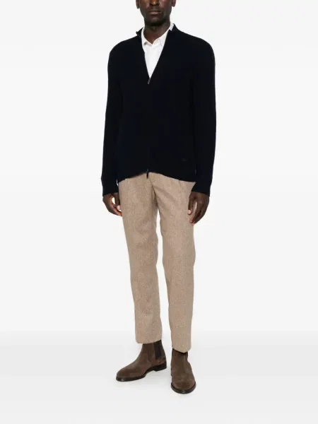 Matlasat cardigan Emporio Armani albastru