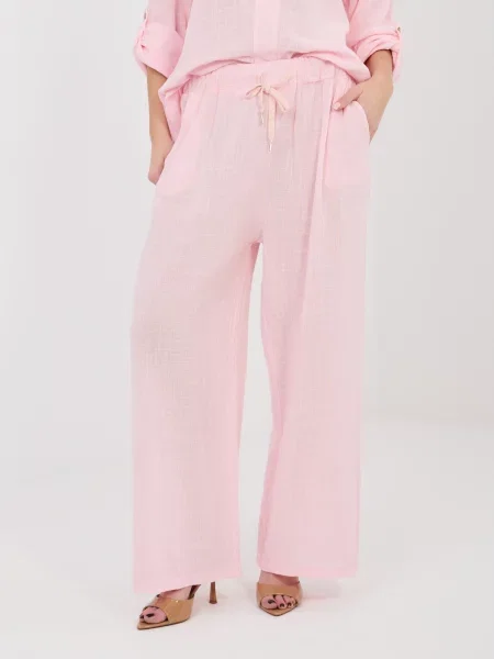 Pantaloni Italy Moda roz