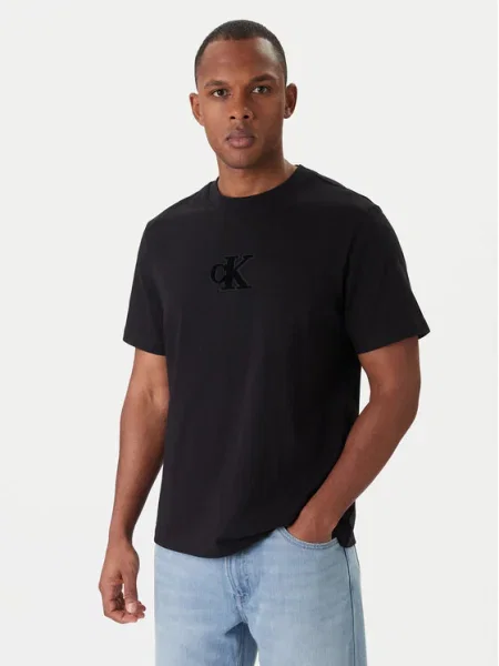 Calvin Klein Jeans Tricou Easy negru