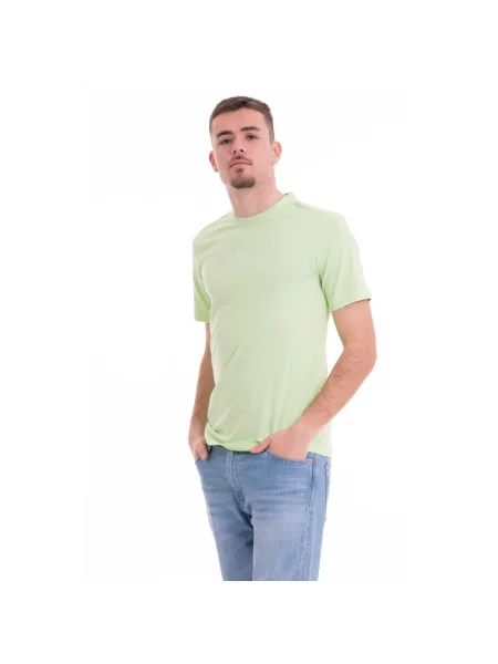 Koszulka Emporio Armani Ea7 z nadrukiem casual zielona