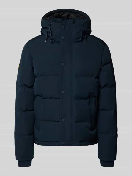 Kurtka pikowana z wpuszczanymi model ‘Everest’ Superdry granatowa