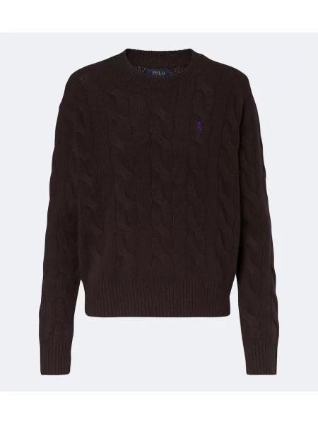 Pulover Polo Ralph Lauren de lână maro