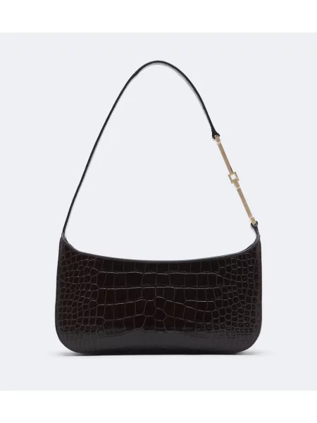 Geantă Tom Ford din piele maro