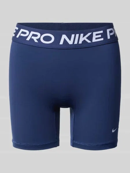 Szorty z detalem z logo Nike Training granatowe