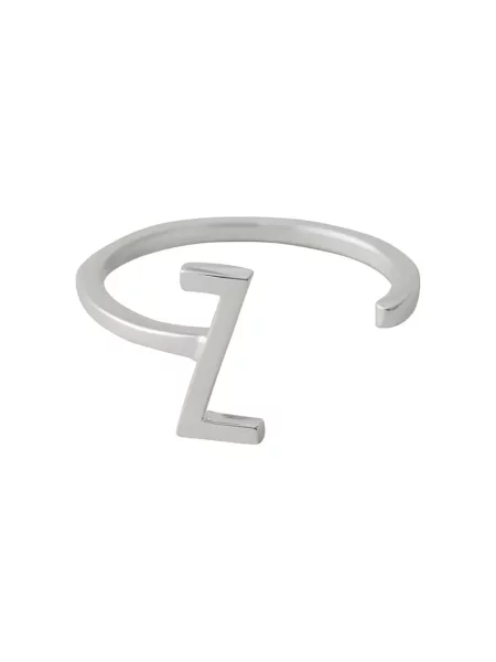 Stříbrný prsten Design Letters