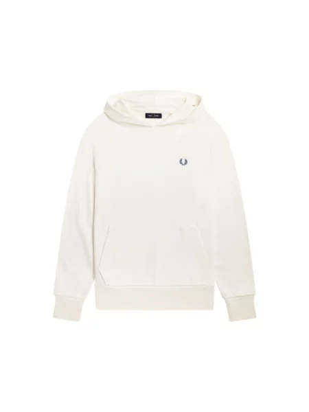Bluza z kapturem Fred Perry z kapturem biała