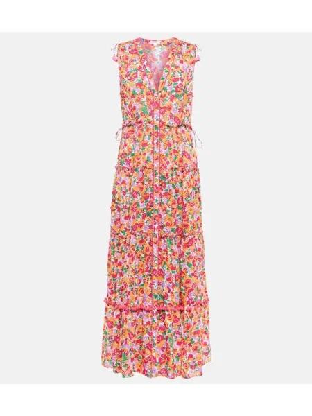 Rochie maxi Poupette St Barth de costum portocaliu