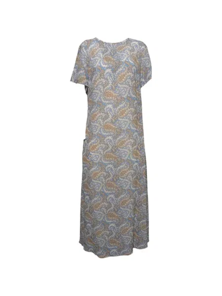 Voiaj rochie Weekend Max Mara cu model paisley de costum albastru