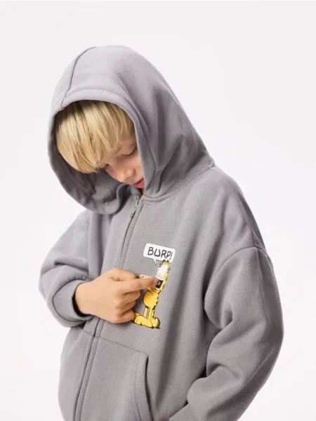 Reserved Bluza Garfield ciemnoszary