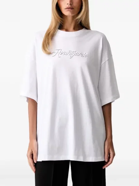 Tricou Armani Exchange cu imagine alb