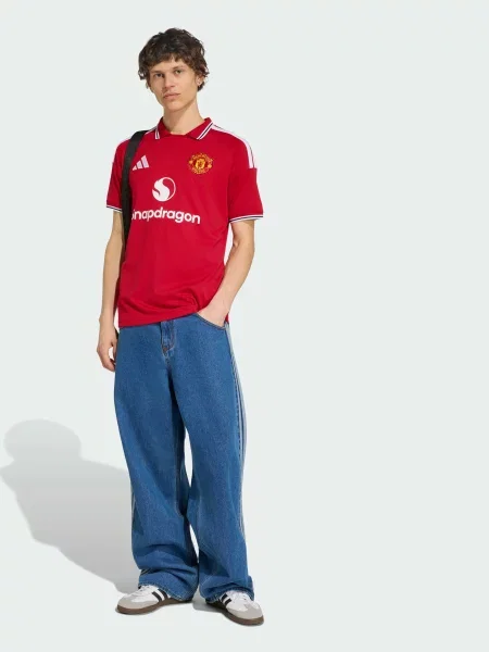 Поло Adidas красное