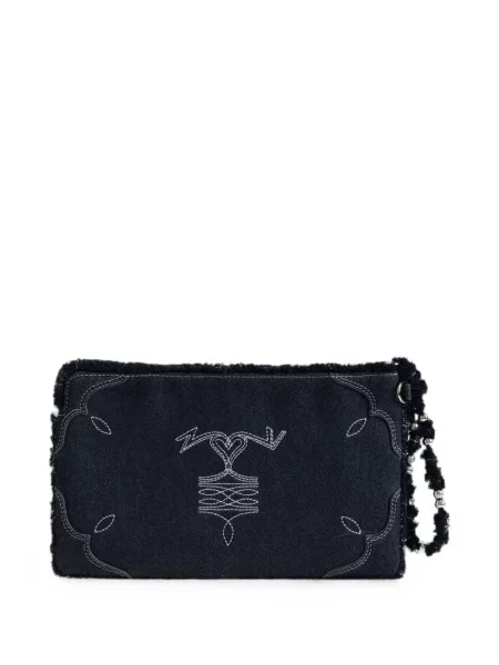 Clutch torbica Zadig&voltaire plava
