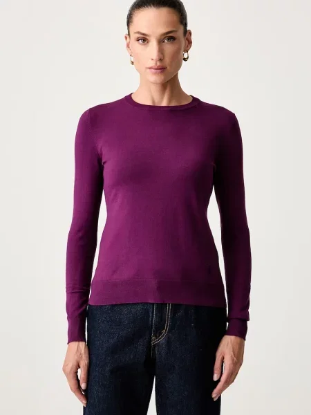 Trussardi pulover pentru femei cu vâscoză violet