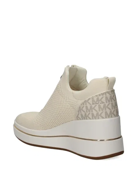Sneakerși Michael Michael Kors cu cataramă cu platformă maro