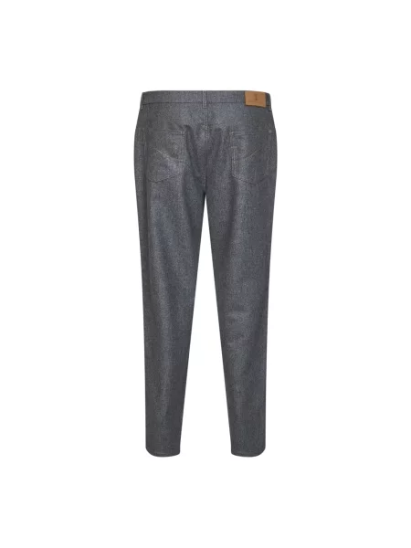 Spodnie Brunello Cucinelli wełniane szare