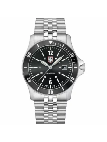 Lniany zegarek Luminox szary