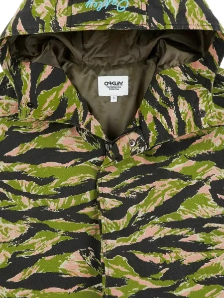Geacă Oakley cu dungi de tigru verde