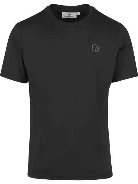 Sergio Tacchini Tričko Pelle tmavě šedá černá