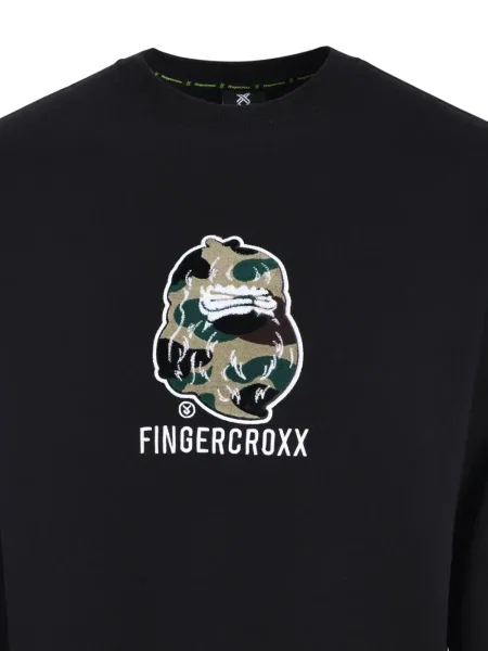 Hanorac Fingercroxx cu autograf negru