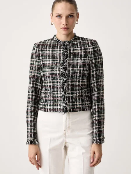 Twinset sacou pentru femei cu negru