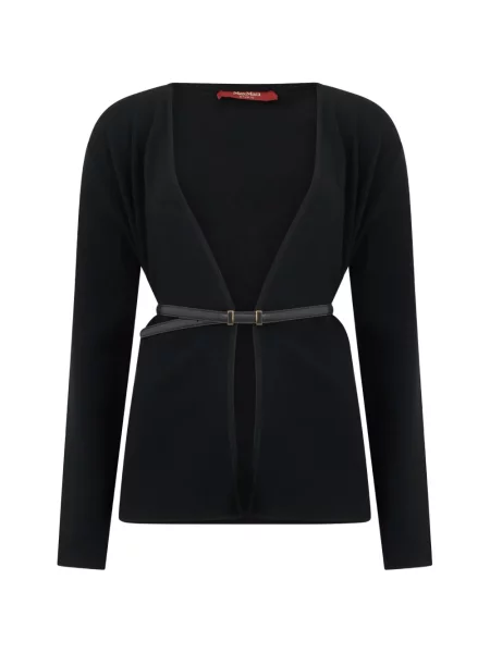Cu centură cardigan Max Mara negru
