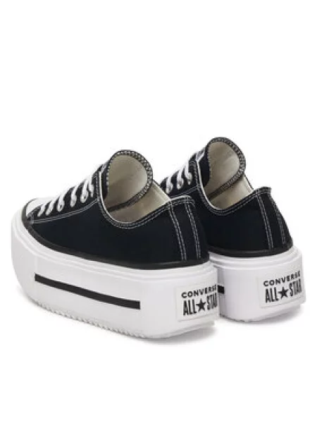 CONVERSE Tenisky CTAS LIFT DOUBLE STACK / bílá černá