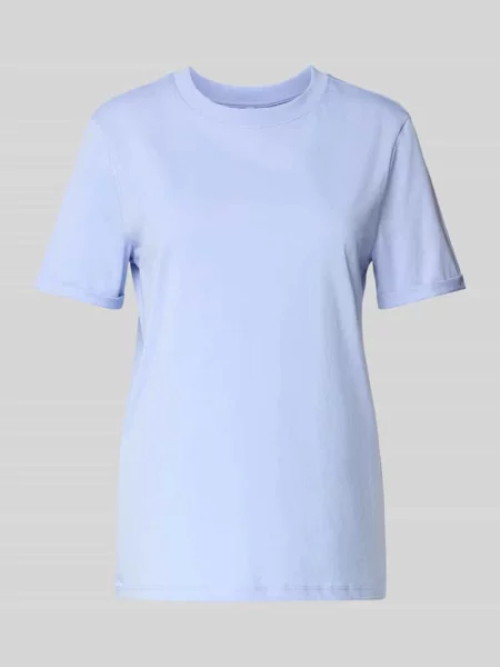 T-shirt o kroju regular fit z czystej bawełny model ‘RIA’ Pieces