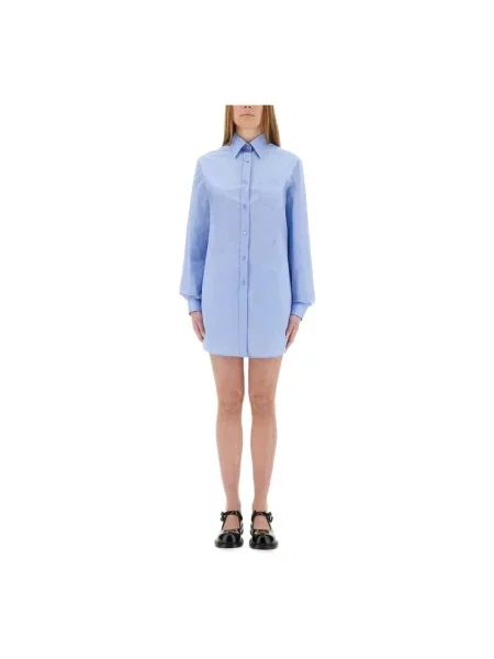 Sukienka Moschino niebieska