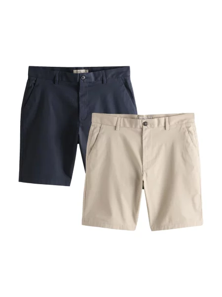 Next Kalhoty krémová / námořnická modř