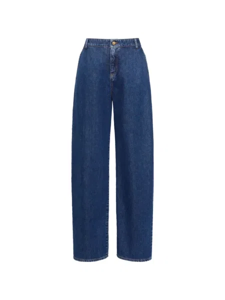 Blugi cu picior larg Max Mara albastru
