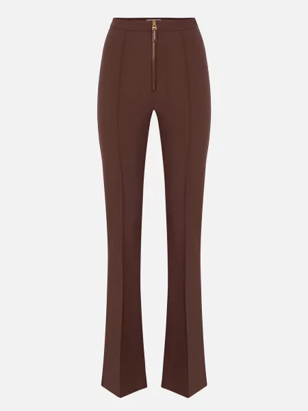 Брюки Elisabetta Franchi коричневые