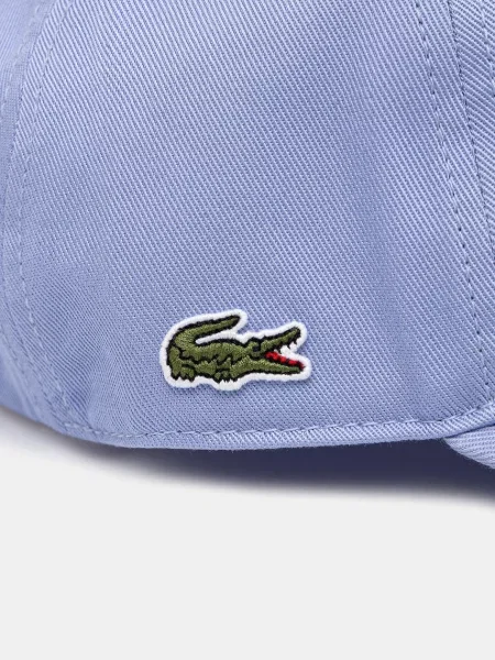 Однотонная кепка Lacoste зеленая
