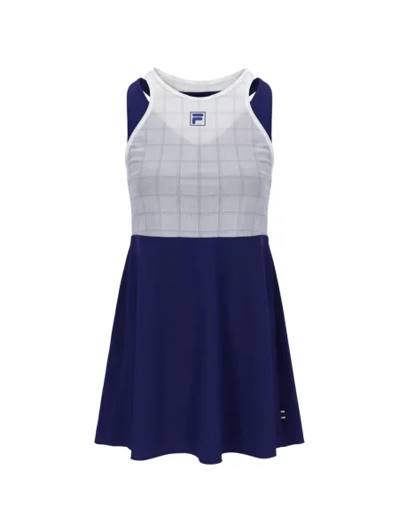 Rochie mini Fila plasă albastru