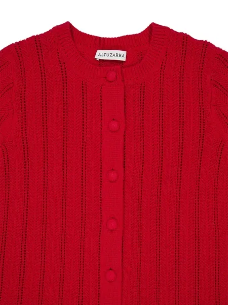 Cardigan Altuzarra tricotate roșu