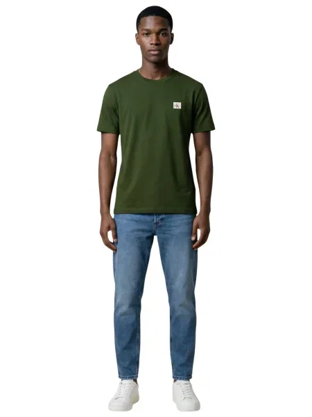 Тениска Calvin Klein Jeans синьо