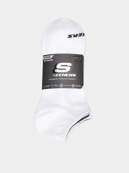 Skechers Набір шкарпеток Бавовна/поліестер білий