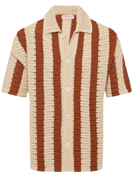 Cămașă Orlebar Brown maro
