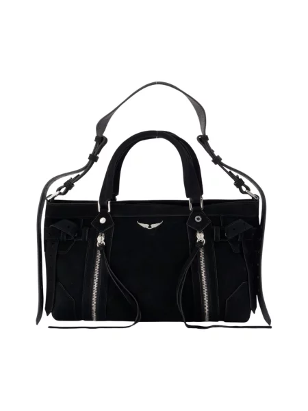 Torebka crossbody Zadig & Voltaire skórzana czarna