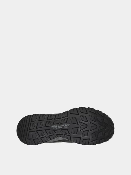 Кожаные повседневные кроссовки Skechers серые
