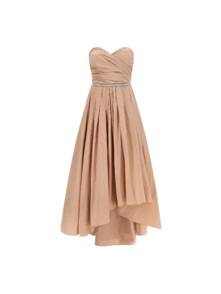 Sukienka maxi Pinko różowa