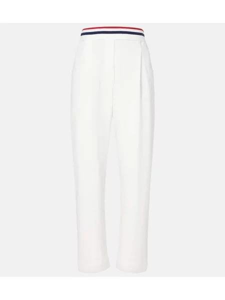 Pantaloni Brunello Cucinelli conici alb