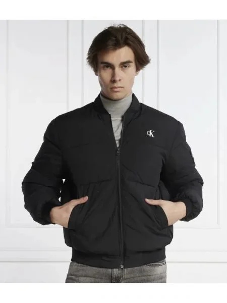 CALVIN KLEIN JEANS Bomber dzseki fekete