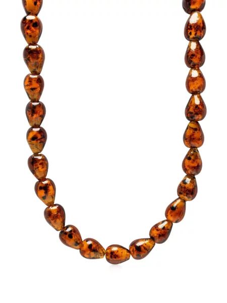 Vėrinys Nialaya Jewelry su gintaru ruda